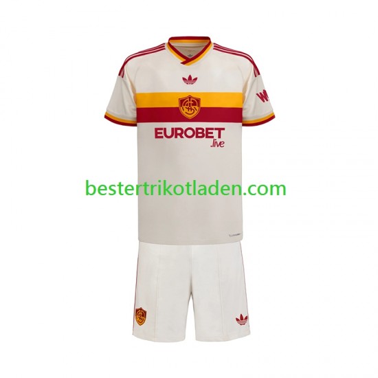 Fußballtrikot AS Rom Auswärts Trikot Away 2026-2027 Kurzarm für Kinder