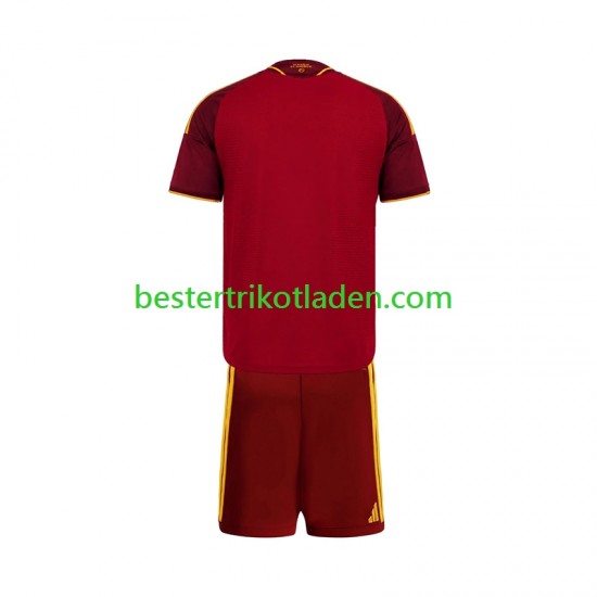 Fußballtrikot AS Rom Heim Trikot Home 2026-2027 Kurzarm für Kinder