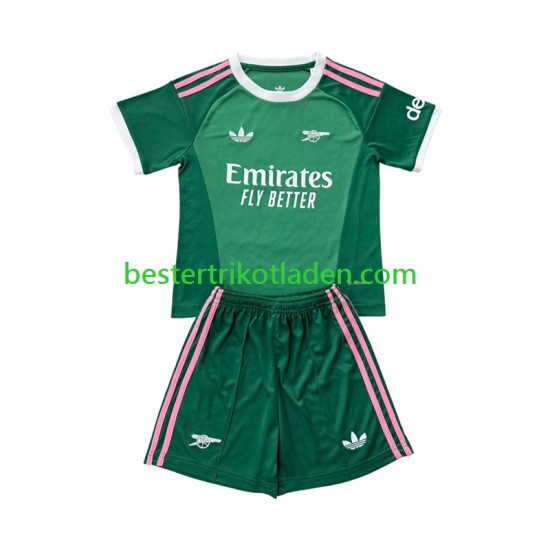 Fußballtrikot Arsenal Torwart Ausweich Trikot 3rd 2026-2027 Kurzarm für Kinder