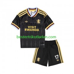 Fußballtrikot Aston Villa Alejandro Garnacho 17 Auswärts Trikot Away 2026-2027 Kurzarm für Kinder