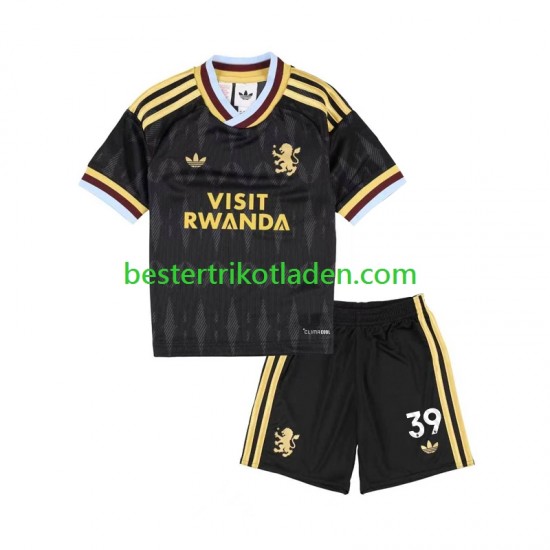Fußballtrikot Aston Villa Brian Madjo 39 Auswärts Trikot Away 2026-2027 Kurzarm für Kinder