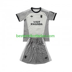 Fußballtrikot Aston Villa Torwart Viertes trikot 2026-2027 Kurzarm für Kinder