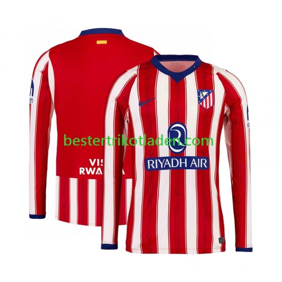 Fußballtrikot Atlético Madrid Heim Trikot Home 2026-2027 Langarm für Herren