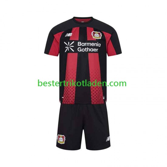 Fußballtrikot Bayer 04 Leverkusen Heim Trikot Home 2026-2027 Kurzarm für Kinder