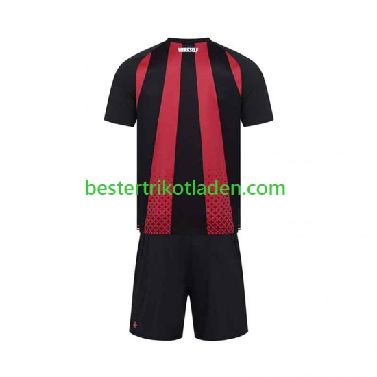 Fußballtrikot Bayer 04 Leverkusen Heim Trikot Home 2026-2027 Kurzarm für Kinder