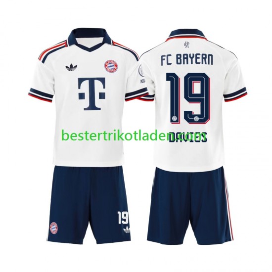 Fußballtrikot FC Bayern München Alphonso Davies 19 Auswärts Trikot Away 2026-2027 Kurzarm für Kinder