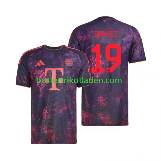 Fußballtrikot FC Bayern München Alphonso Davies 19 Ausweich Trikot 3rd 2026-2027 Kurzarm für Herren