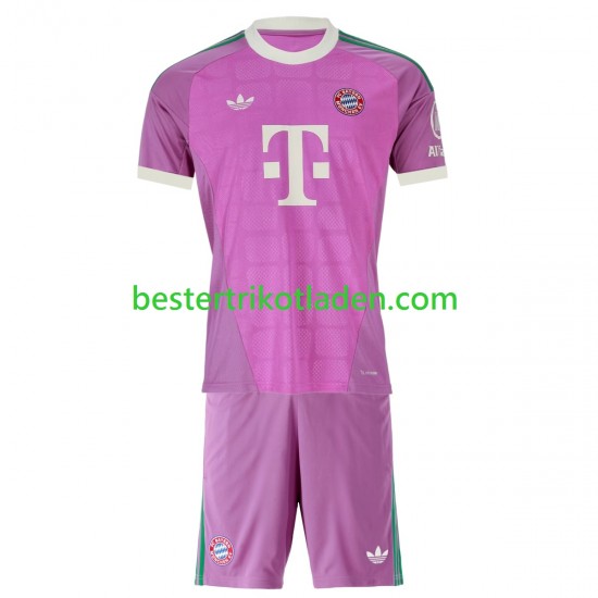 Fußballtrikot FC Bayern München Torwart Ausweich Trikot 3rd 2026-2027 Kurzarm für Kinder