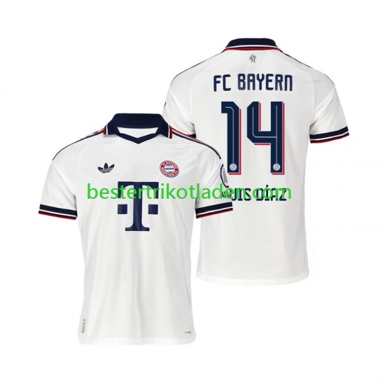 Fußballtrikot FC Bayern München Luis Diaz 14 Auswärts Trikot Away 2026-2027 Kurzarm für Herren