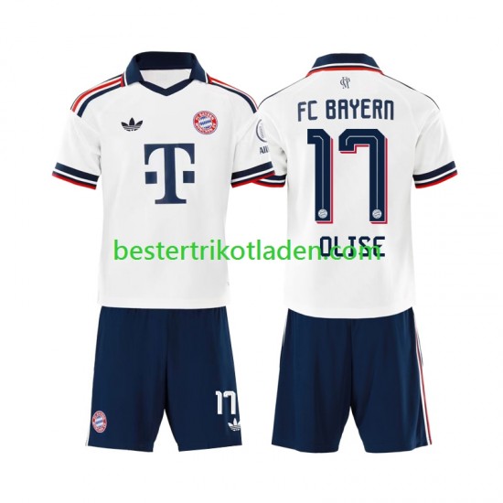 Fußballtrikot FC Bayern München Michael Olise 17 Auswärts Trikot Away 2026-2027 Kurzarm für Kinder