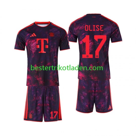 Fußballtrikot FC Bayern München Michael Olise 17 Ausweich Trikot 3rd 2026-2027 Kurzarm für Kinder