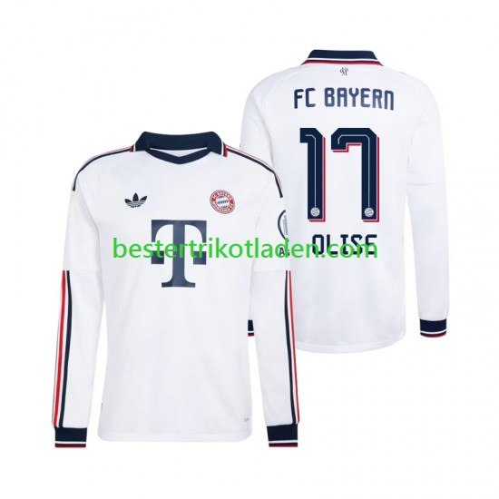 Fußballtrikot FC Bayern München Michael Olise 17 Auswärts Trikot Away 2026-2027 Langarm für Herren