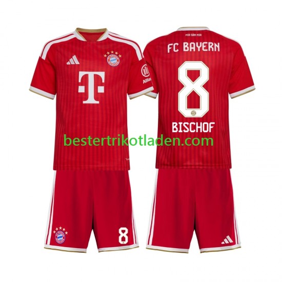 Fußballtrikot FC Bayern München Tom Bischof 8 Heim Trikot Home 2026-2027 Kurzarm für Kinder