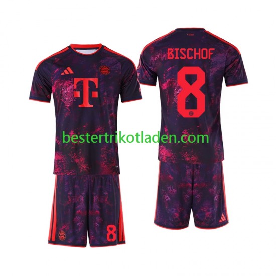 Fußballtrikot FC Bayern München Tom Bischof 8 Ausweich Trikot 3rd 2026-2027 Kurzarm für Kinder