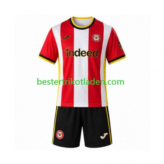 Fußballtrikot Brentford Heim Trikot Home 2026-2027 Kurzarm für Kinder