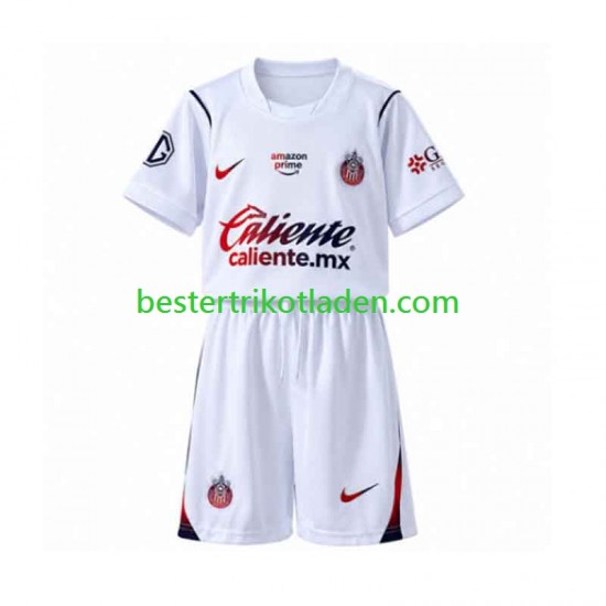 Fußballtrikot Deportivo Guadalajara Auswärts Trikot Away 2026-2027 Kurzarm für Kinder