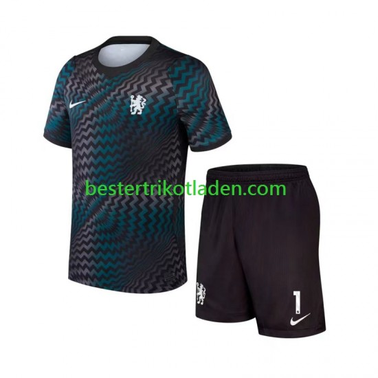 Fußballtrikot Chelsea Emiliano Martinez 1 Torwart Heim Trikot Home 2026-2027 Kurzarm für Kinder