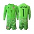 Fußballtrikot Kroatien Dominik Livakovic 25 Torwart Heim Trikot Home 2026-2027 Langarm für Kinder