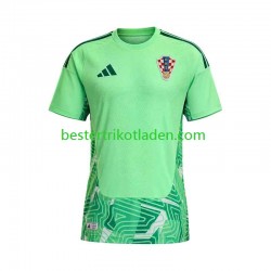 Fußballtrikot Kroatien Torwart Heim Trikot Home 2026-2027 Kurzarm für Herren