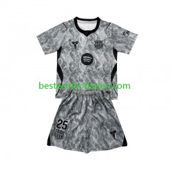 Fußballtrikot FC Barcelona Dominik Livakovic 25 Torwart Auswärts Trikot Away 2026-2027 Kurzarm für Kinder