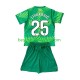 Fußballtrikot FC Barcelona Dominik Livakovic 25 Torwart Heim Trikot Home 2026-2027 Kurzarm für Kinder