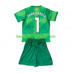Fußballtrikot FC Barcelona Joan Garcia 1 Torwart Heim Trikot Home 2026-2027 Kurzarm für Kinder