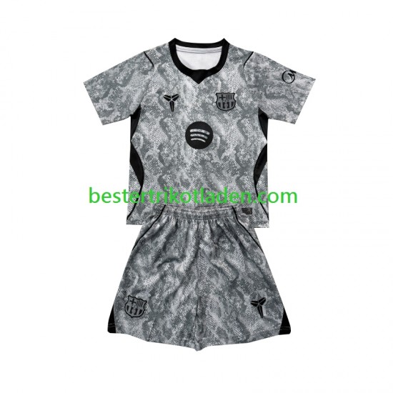 Fußballtrikot FC Barcelona Torwart Auswärts Trikot Away 2026-2027 Kurzarm für Kinder