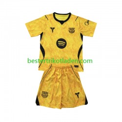 Fußballtrikot FC Barcelona Torwart Viertes trikot 2026-2027 Kurzarm für Kinder