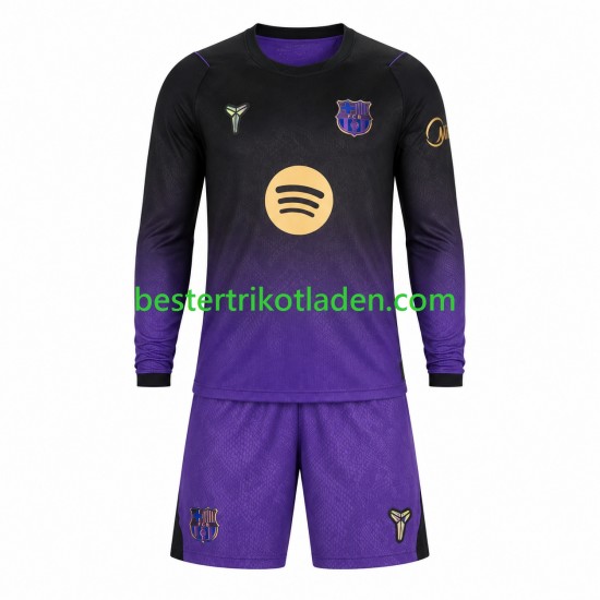 Fußballtrikot FC Barcelona Auswärts Trikot Away 2026-2027 Langarm für Kinder