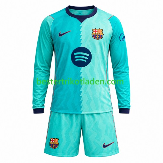 Fußballtrikot FC Barcelona Ausweich Trikot 3rd 2026-2027 Langarm für Kinder