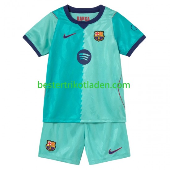 Fußballtrikot FC Barcelona Ausweich Trikot 3rd 2026-2027 Kurzarm für Kinder