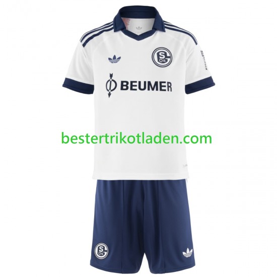 Fußballtrikot FC Schalke 04 Auswärts Trikot Away 2026-2027 Kurzarm für Kinder