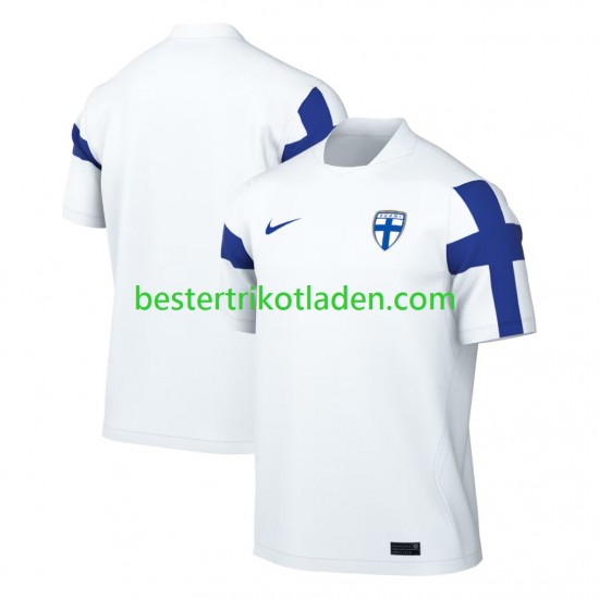 Fußballtrikot Finnland Heim Trikot Home 2026 Kurzarm für Herren