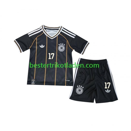 Fußballtrikot Deutschland Florian Wirtz 17 Ausweich Trikot 3rd WM 2026 Kurzarm für Kinder