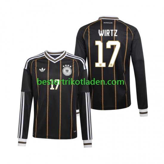 Fußballtrikot Deutschland Florian Wirtz 17 Ausweich Trikot 3rd WM 2026 Langarm für Herren