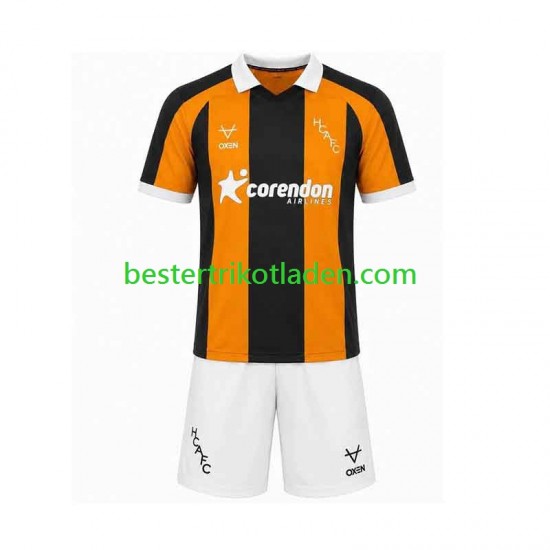Fußballtrikot Hull City Heim Trikot Home 2026-2027 Kurzarm für Kinder