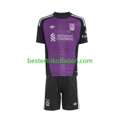 Fußballtrikot Liverpool Torwart Auswärts Trikot Away 2026-2027 Kurzarm für Kinder