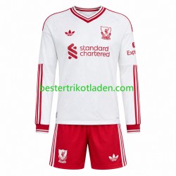 Fußballtrikot Liverpool Auswärts Trikot Away 2026-2027 Langarm für Kinder