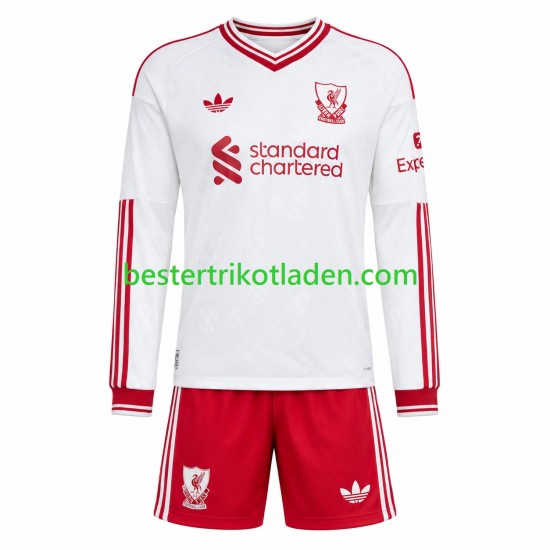 Fußballtrikot Liverpool Auswärts Trikot Away 2026-2027 Langarm für Kinder