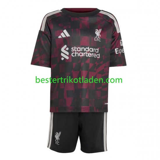 Fußballtrikot Liverpool Ausweich Trikot 3rd 2026-2027 Kurzarm für Kinder
