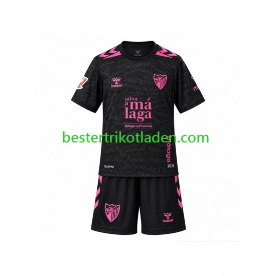 Fußballtrikot Málaga CF Ausweich Trikot 3rd 2026-2027 Kurzarm für Kinder