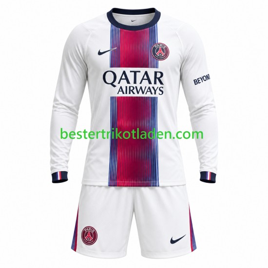 Fußballtrikot Paris Saint-Germain Auswärts Trikot Away 2026-2027 Langarm für Kinder