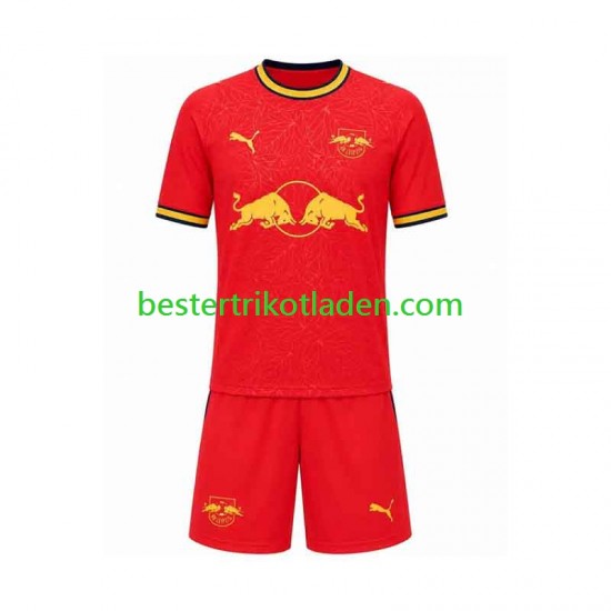 Fußballtrikot RB Leipzig Auswärts Trikot Away 2026-2027 Kurzarm für Kinder