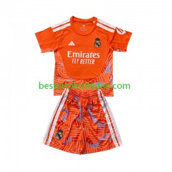 Fußballtrikot Real Madrid Torwart Heim Trikot Home 2026-2027 Kurzarm für Kinder
