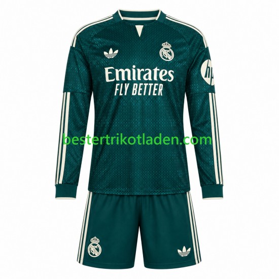 Fußballtrikot Real Madrid Auswärts Trikot Away 2026-2027 Langarm für Kinder