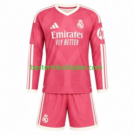 Fußballtrikot Real Madrid Ausweich Trikot 3rd 2026-2027 Langarm für Kinder
