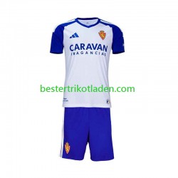 Fußballtrikot Real Zaragoza Heim Trikot Home 2026-2027 Kurzarm für Kinder