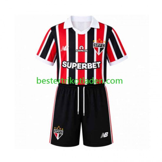 Fußballtrikot Sao Paulo Auswärts Trikot Away 2026-2027 Kurzarm für Kinder