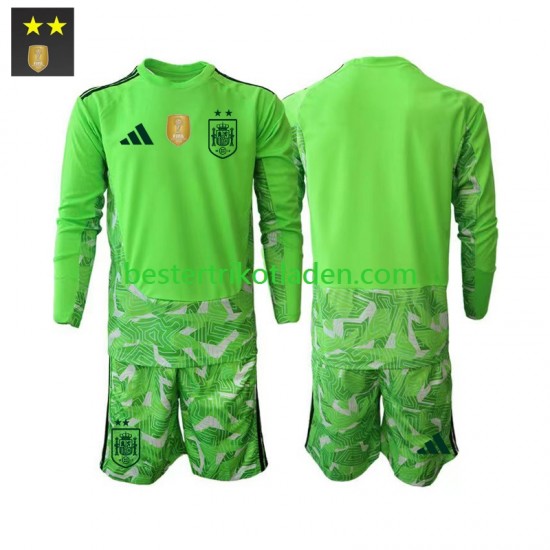 Fußballtrikot Spanien Torwart Ausweich Trikot 3rd 2026-2027 Langarm für Kinder