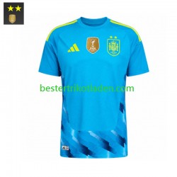 Fußballtrikot Spanien Torwart Heim Trikot Home 2026-2027 Kurzarm für Herren